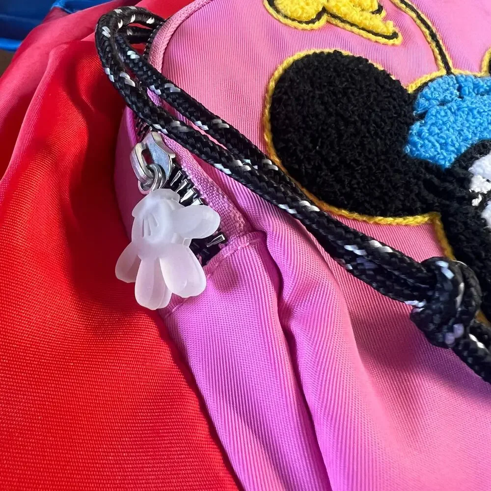 Disney Minnie Mouse Backpack Travel School Drawstring Theme Park Mickey Vacation